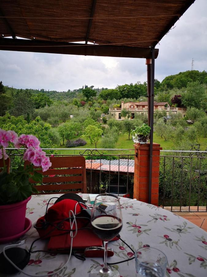 Ferienwohnung "La Casa Di Maria Luce" Con Terrazza Panoramica Gaiole in Chianti Exterior foto