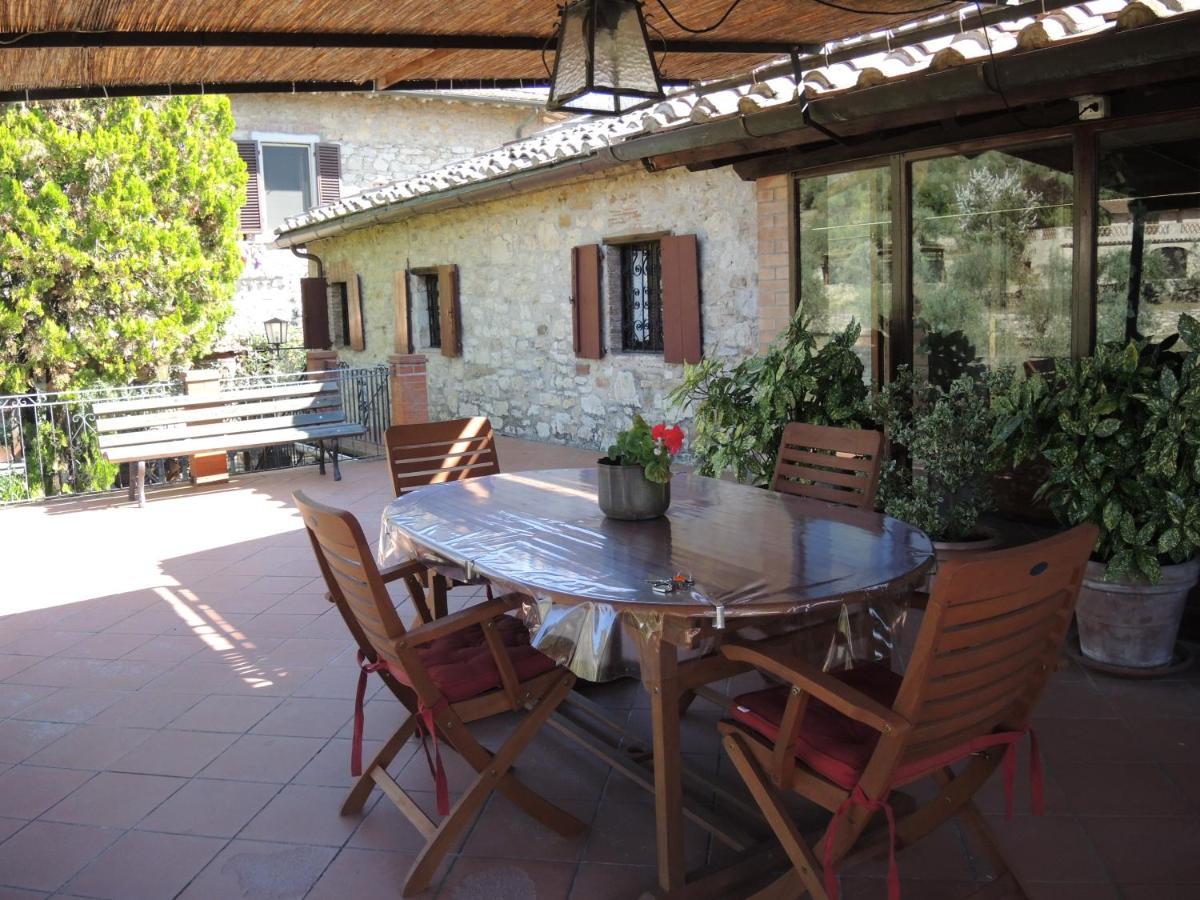 Ferienwohnung "La Casa Di Maria Luce" Con Terrazza Panoramica Gaiole in Chianti Exterior foto